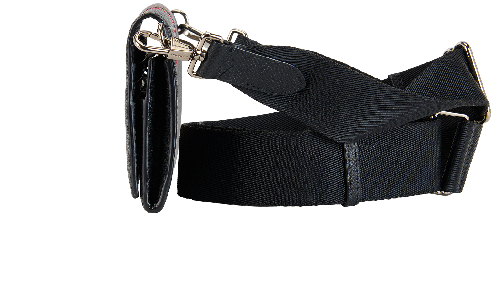 Logo WOC, &pound;280, Handbags, Black, Leather, Bottom view